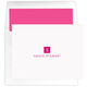 Square Initial Folded Note Cards - Raised Ink Image 3 of 5